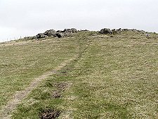 Approaching Ben Cleuch Summit