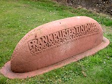 Modern "Hogback" Grave Marker