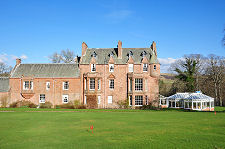 The West Front of Cringletie House