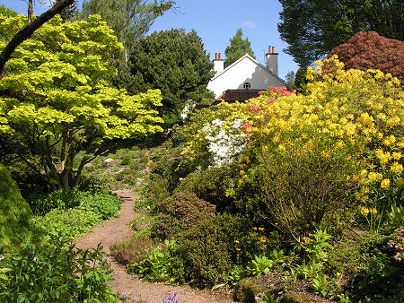 Branklyn Garden, with the House in the Background