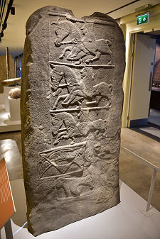 St Madoes Cross Slab, Rear