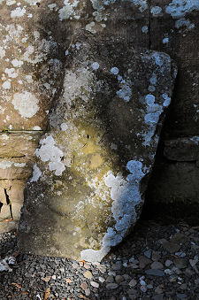 Old Stone Beside Church