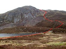 Summit Above Loch a Choire
