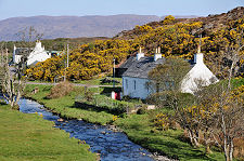 River and North Side of Village