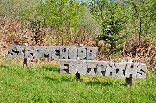 Start of the Stromewood Footpaths