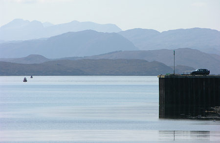 Torridon Mountains Seen from Aultbea Across Loch Ewe