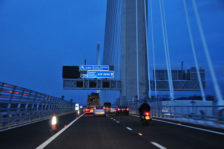 Queensferry Crossing at First Light on 30 August 2017