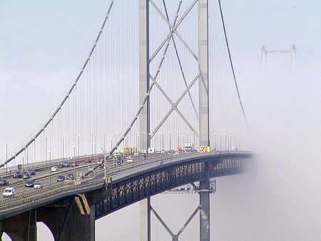 The Forth Road Bridge from the South