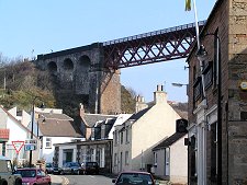 Rail Bridge over Village