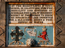 Plaque on the Tolbooth