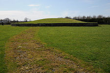 Central Cairn and Curving Track