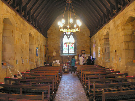Inside St Mary's, Looking West