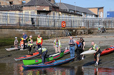 Canoes at Yoker