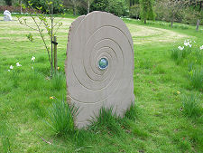 Modern Stone Circle in the Garden