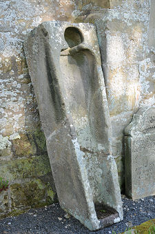 Stone Coffin Outside Church