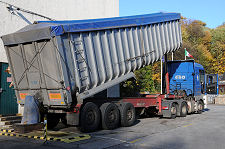 Malted Barley Being Delivered