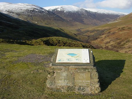 Looking North Along Glen Roy: The "Parallel Roads" Can Clearly Be Seen