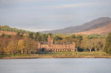 Kinloch Castle from Loch Scresort