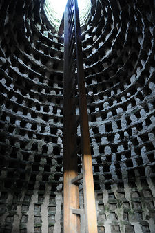 Inside the Doocot