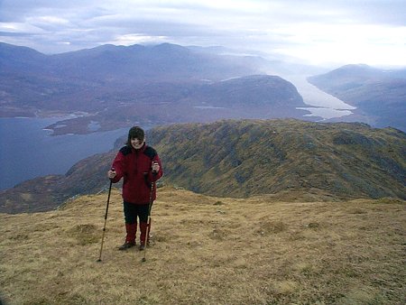 Looking South-East from the Final Climb Up Ben Stack