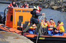 Boarding a Seafari Excursion