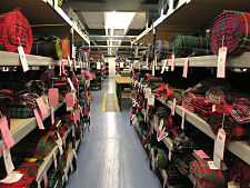 Finished Tartan in the Warehouse