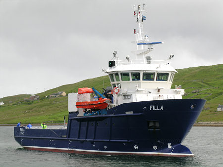 Out Skerries Ferry Approaches Vidlin