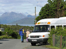 Knoydart's Mountains from Ardvasar
