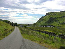 Looking Down Gleann Oraid Towards Talisker Bay