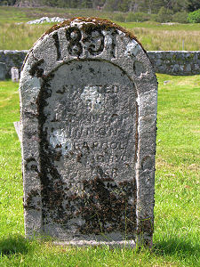 Gravestone Dated 1891