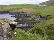 View East from the Castle: the Reverse of the View in the Footer Picture