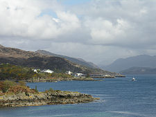 Kyle of Lochalsh from Eilean Bàn
