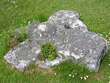Broken Stone Cross Head