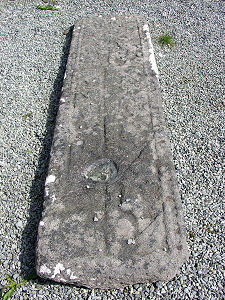 Stone Carrying Carving of a Claymore