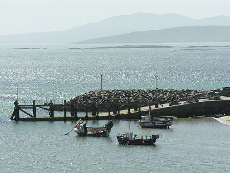Pier at Ludag, with Barra in the Distance