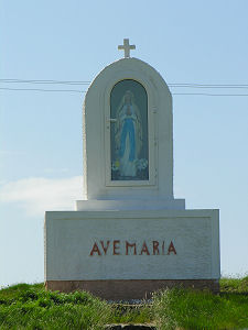 Shrine to the East of the Church