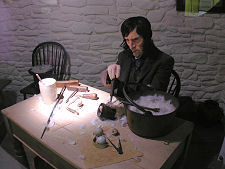 Allan Robertson Making Feather Balls