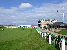 The Museum's Neighbours: the R&A Clubhouse, and the Start and Finish of St Andrews Old Course