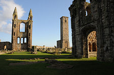 St Rule's Tower from the Cathedral