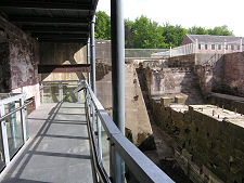 Closer View of the Wheel Pits