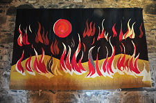 One of the Tapestries on Display