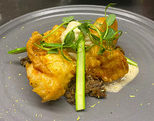 Scallops and Whisky Foam