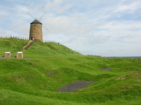 The Windmill with the Salt Pans in the Foreground