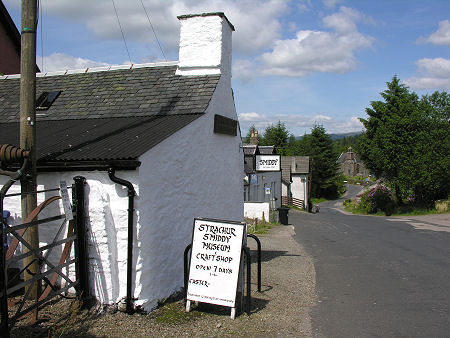 Main Street with Smiddy Museum and Church in Distance