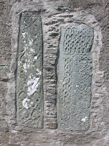 Two of the Stones Set into the Wall