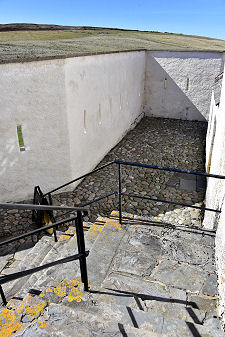 View Down the Steps