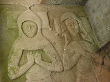 Detail of the Effigies in the Recess