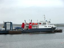 Varagen Unloading at Sanday