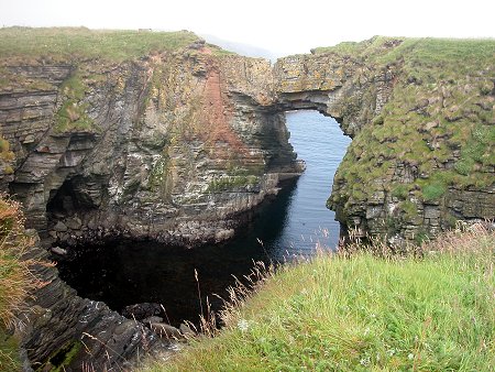 Vat of Kirbister from the Landward Side