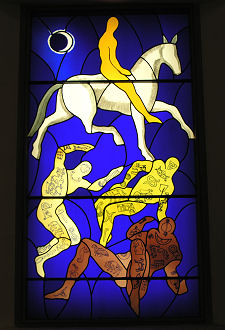 One of the Stained Glass Windows